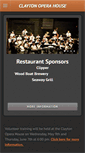 Mobile Screenshot of claytonoperahouse.com